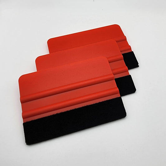 Red Felt Edge Squeegee