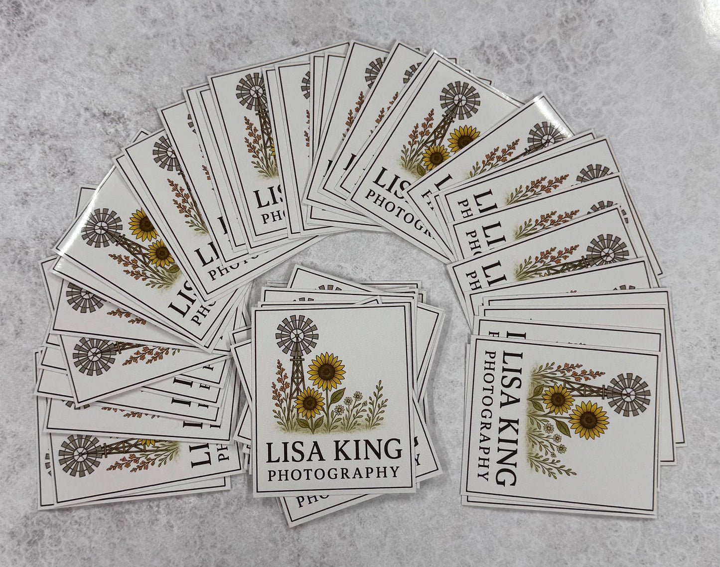 Custom Stickers - White