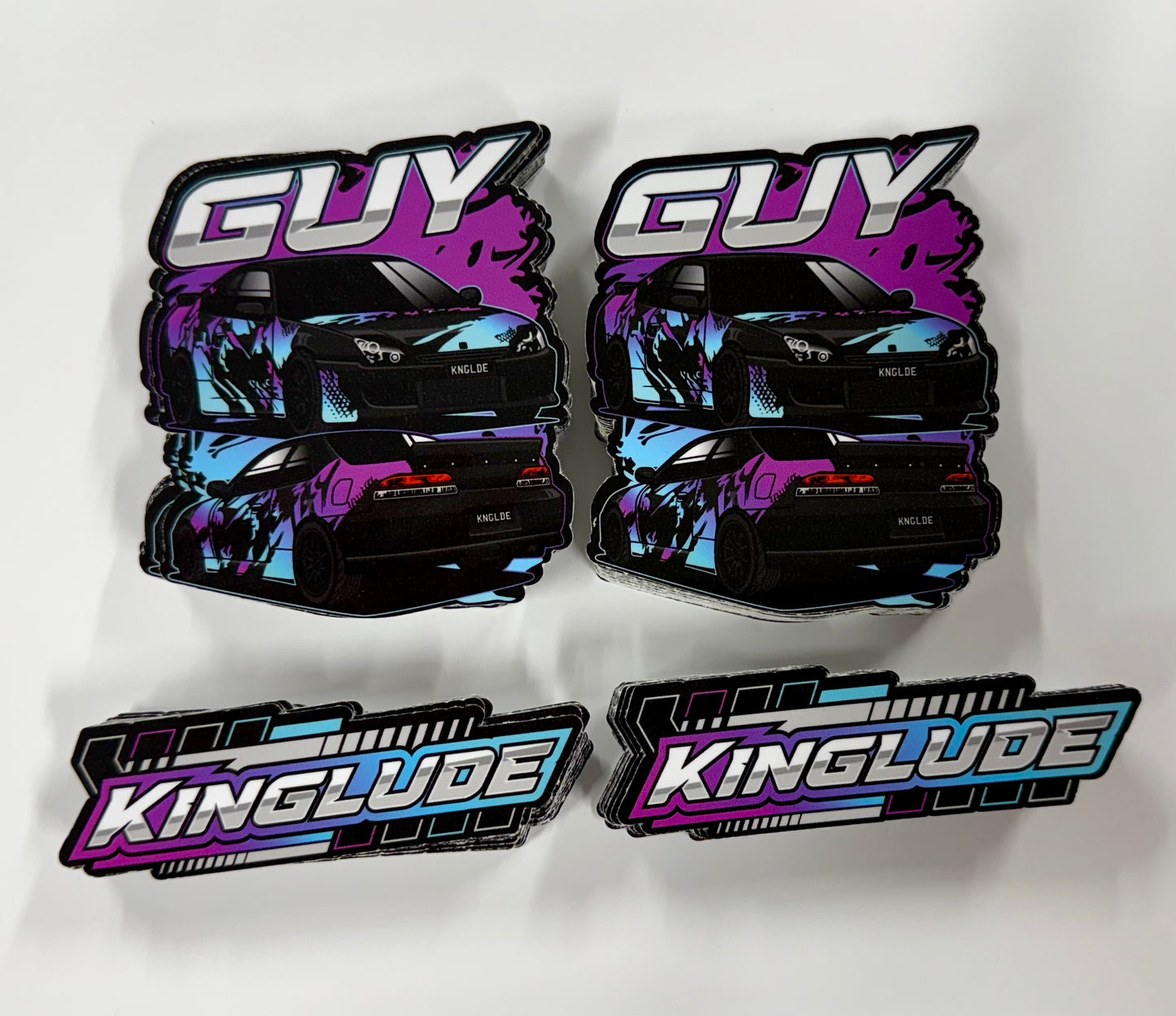 Custom Stickers - White