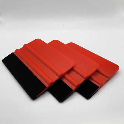 Red Felt Edge Squeegee