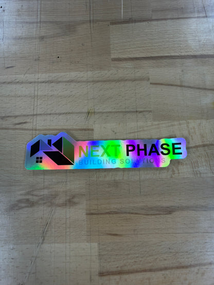 Custom Holographic Stickers – Shine Like a Legend