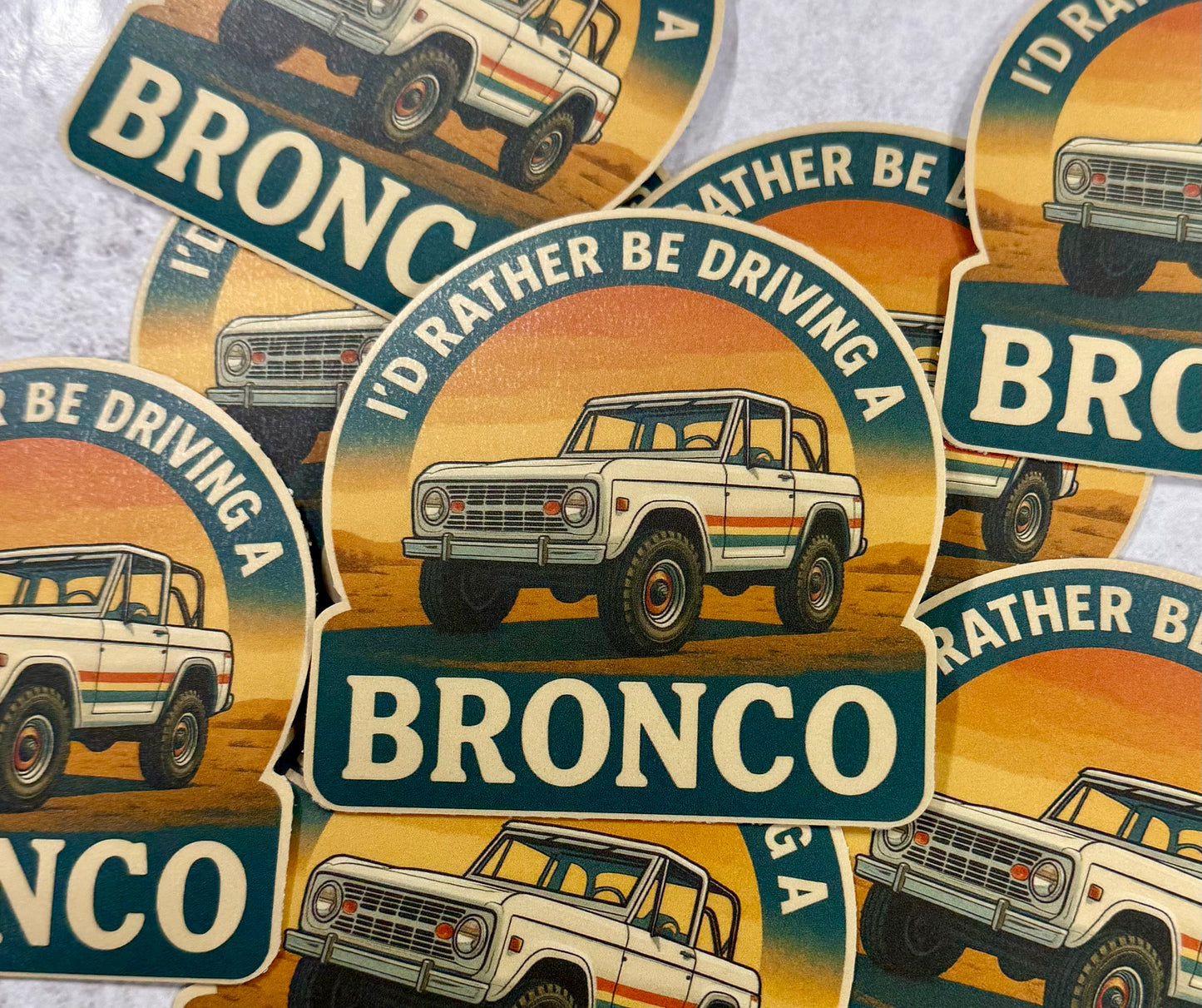 Custom Stickers - White