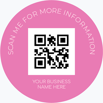 Custom QR Code Stickers – Tap, Scan & Stand Out!